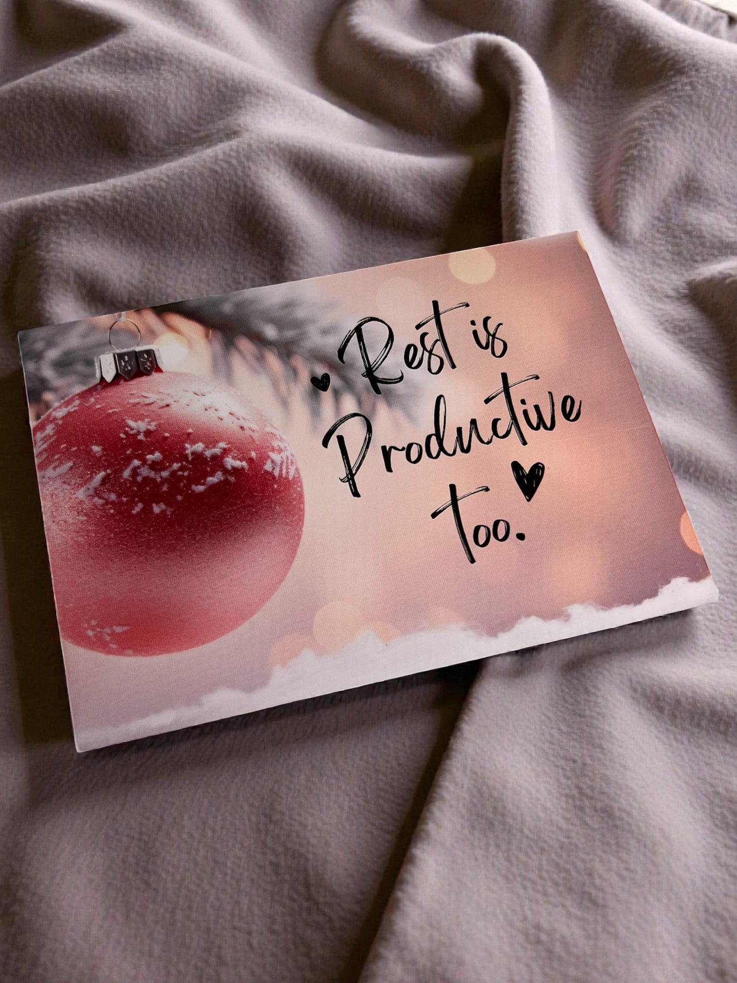 Rest Is Productive Too Card