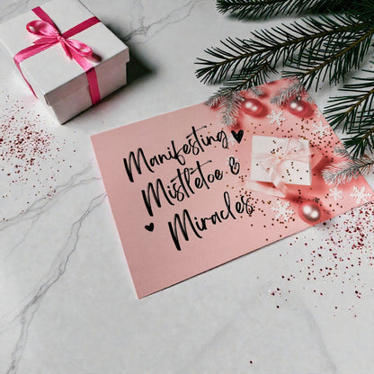 Manifesting Mistletoes & Miracles -Card